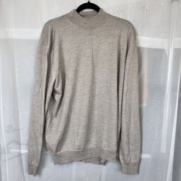 Vintage Valda Collection Italy wool blend high neck sweater XL made in italy - Picture 1 of 10